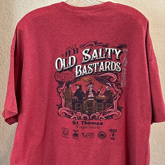 Gildan Other - SALTY BASTARDS Graphic T-Shirt from St. Thomas USVI - 2XL